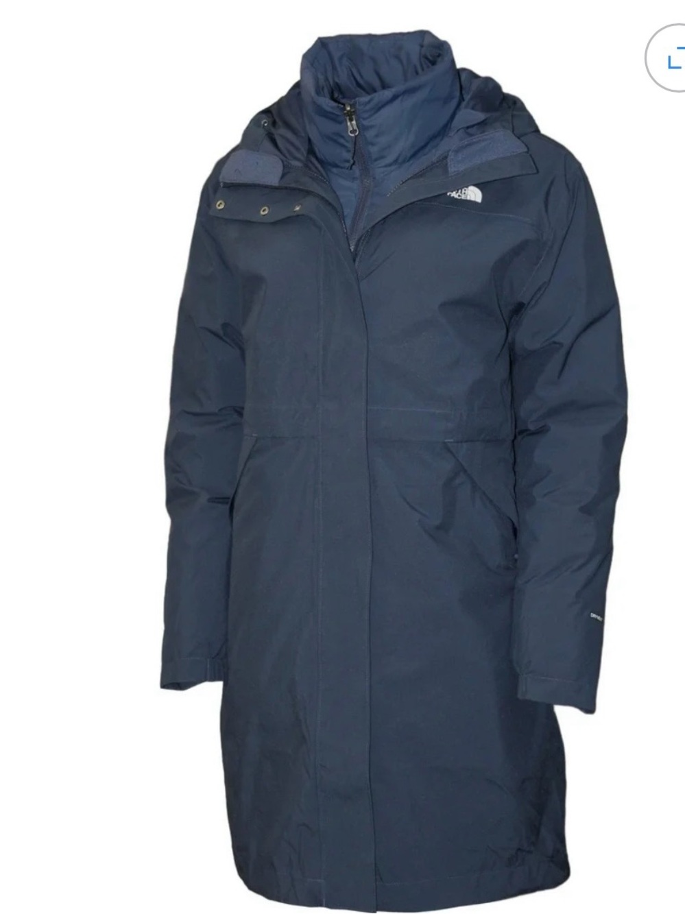 NWT The North Face Women's Sequoia Triclimate Parka Jacket Size XS Navy